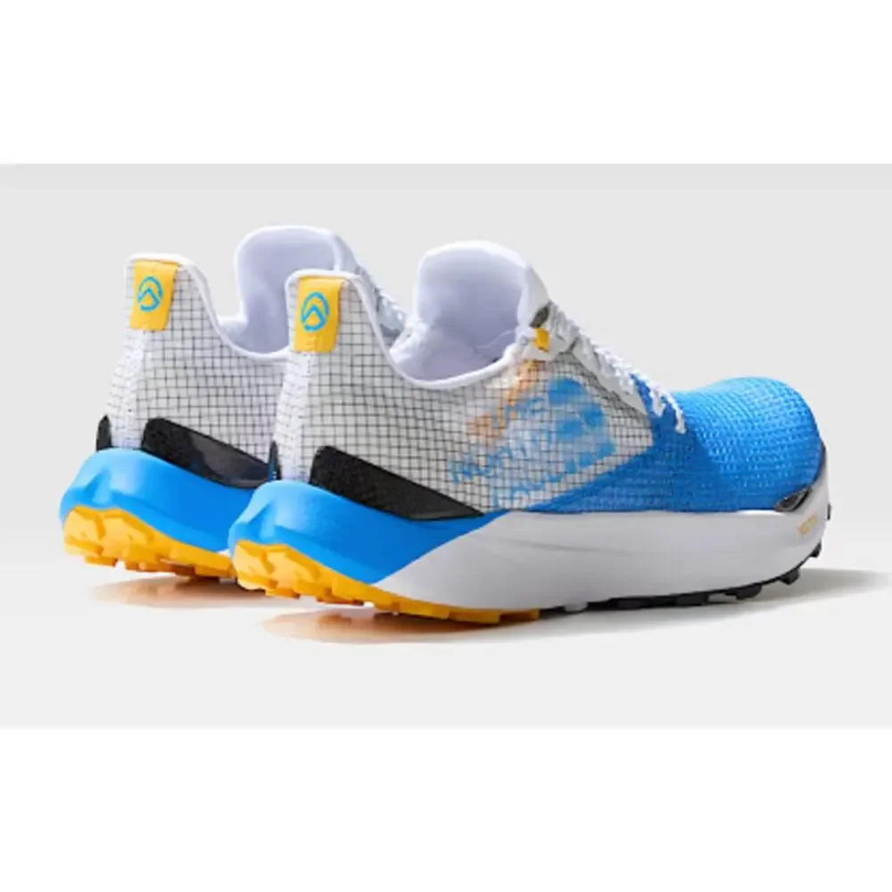 NIB The North Face Men’s Summit VECTIV™ Sky Trail Running Shoes Blue Yellow